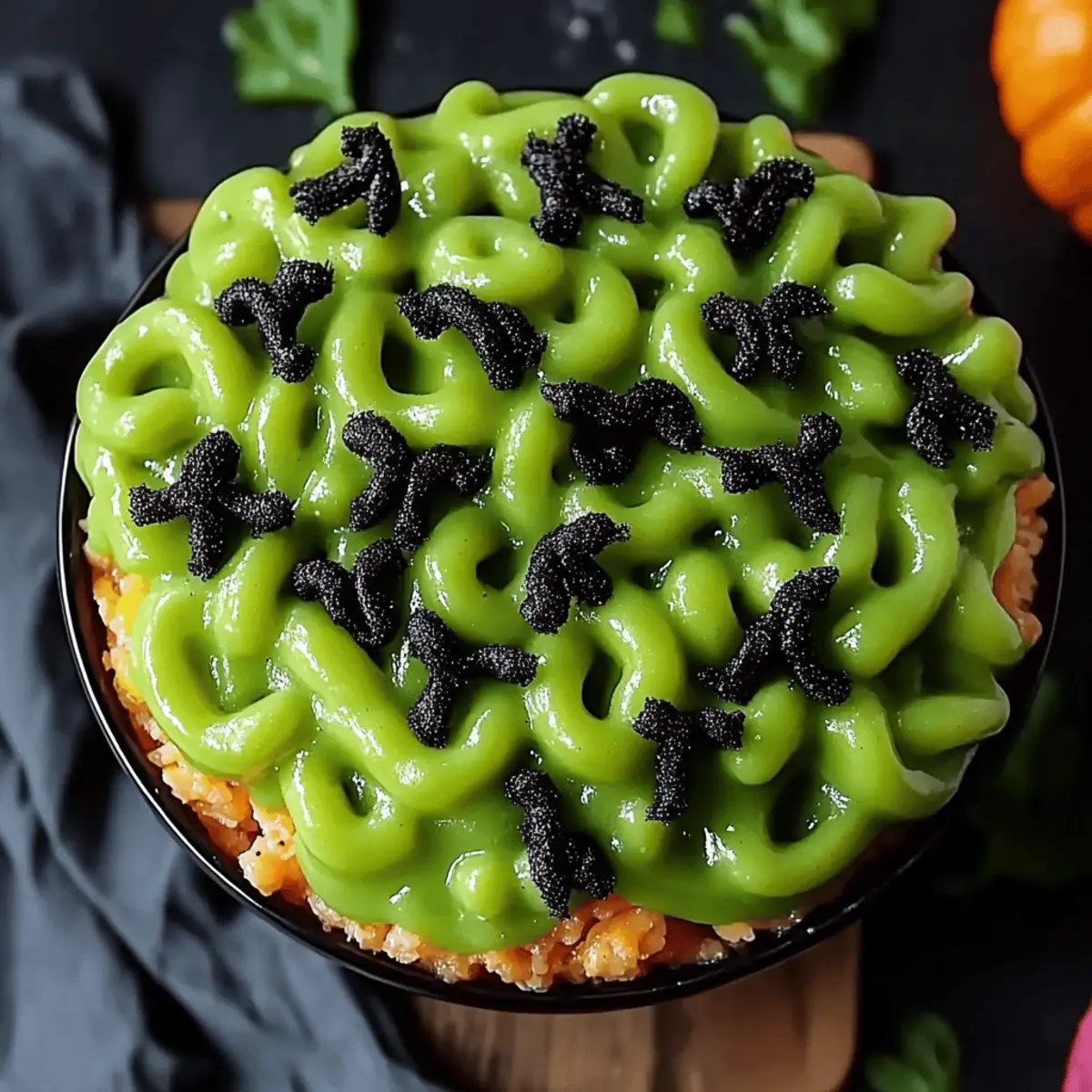 Halloween Monster Mac and Cheese