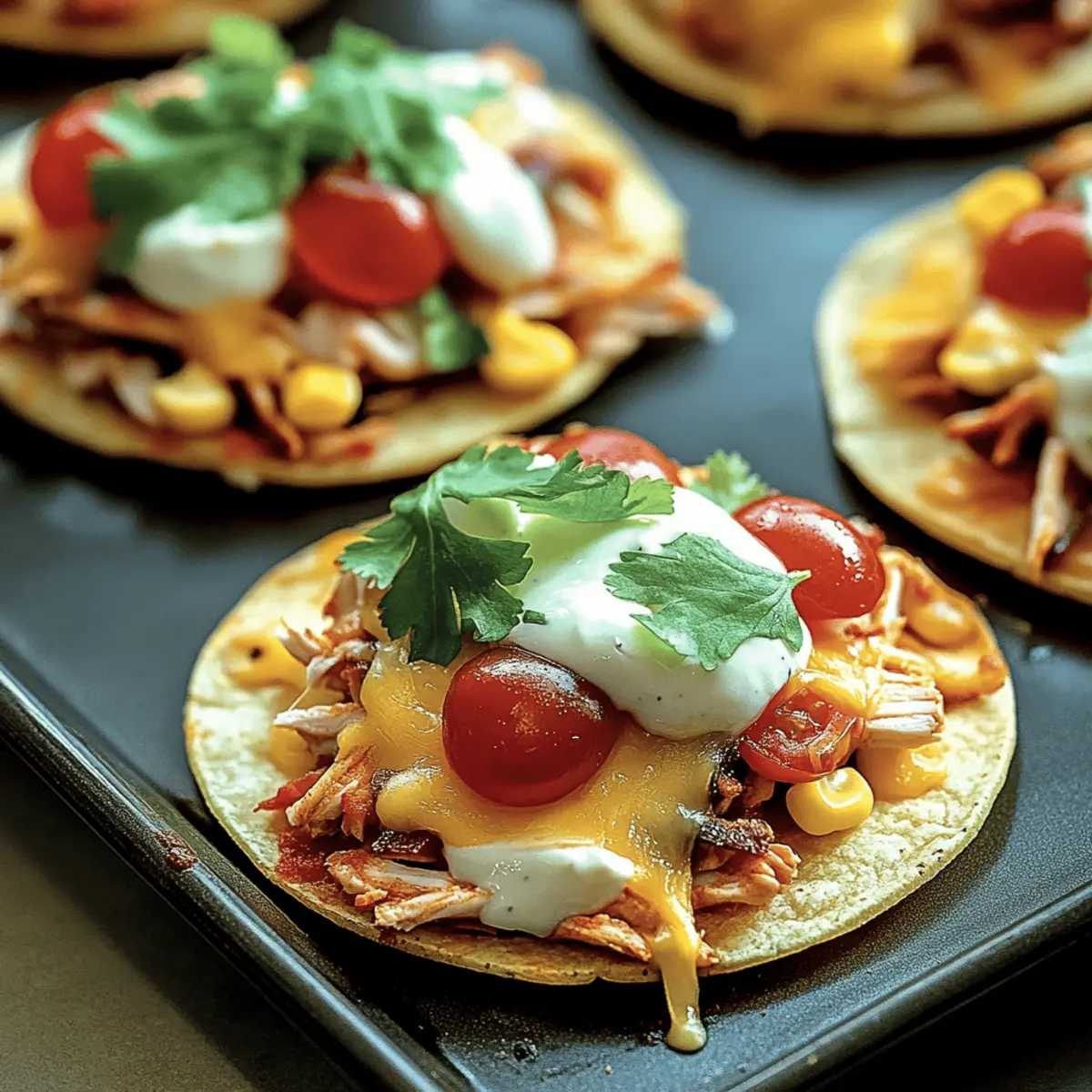Mexican Rotisserie Chicken Tostadas