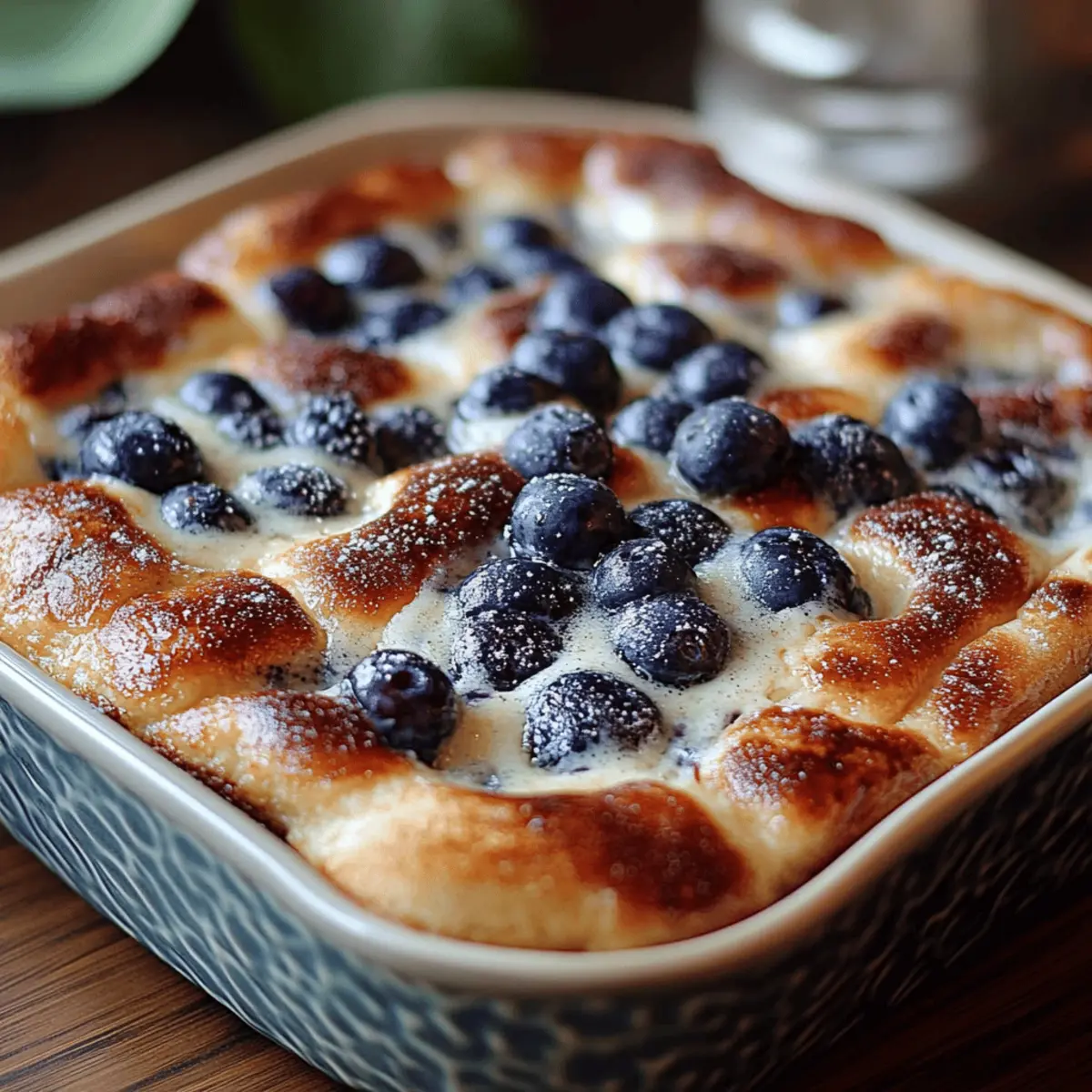 Blueberry Buttermilk Pancake Casserole