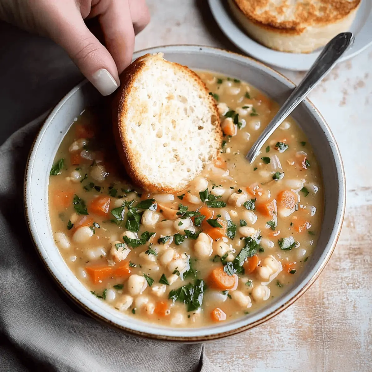 White Bean Soup with Kale