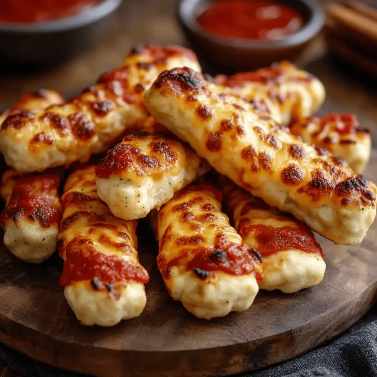 Cheesy Halloween Breadstick Bones