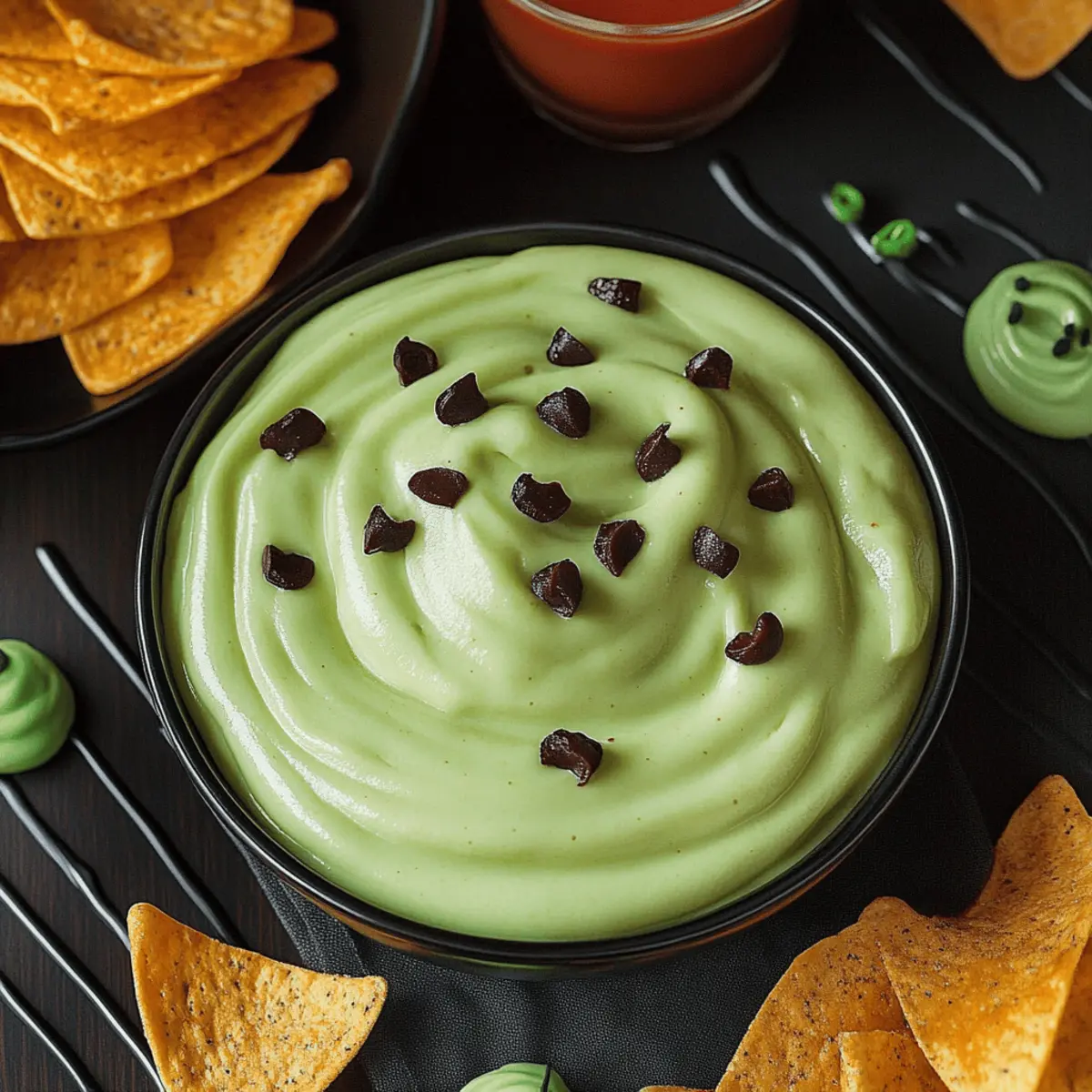 Witch’s Brew Salsa Verde & Cream Dip