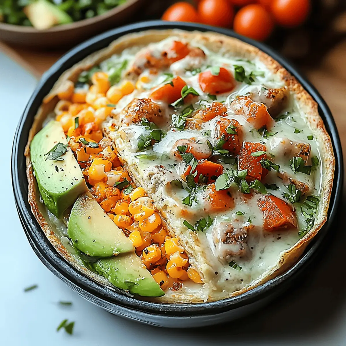 Chicken Avocado Ranch Burritos