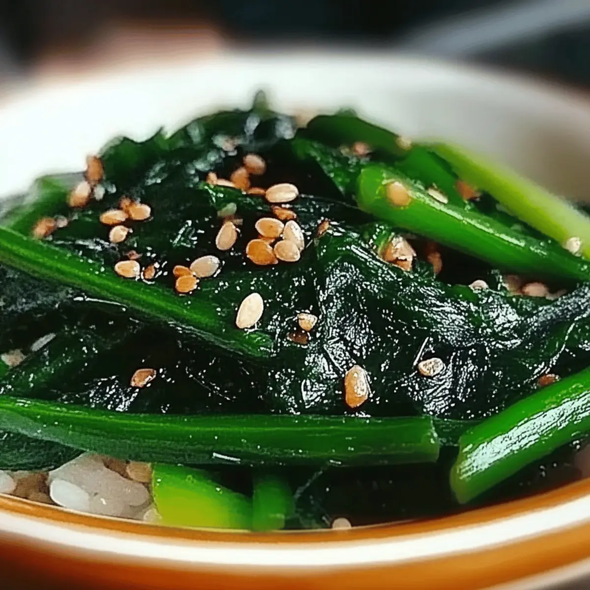 Korean Spinach Salad