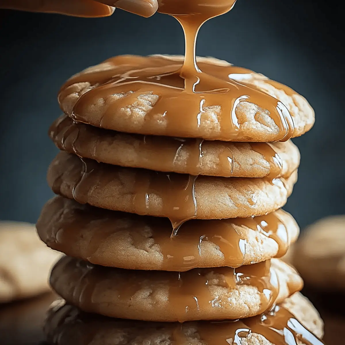 Caramel-Drizzled Apple Cinnamon Cookies