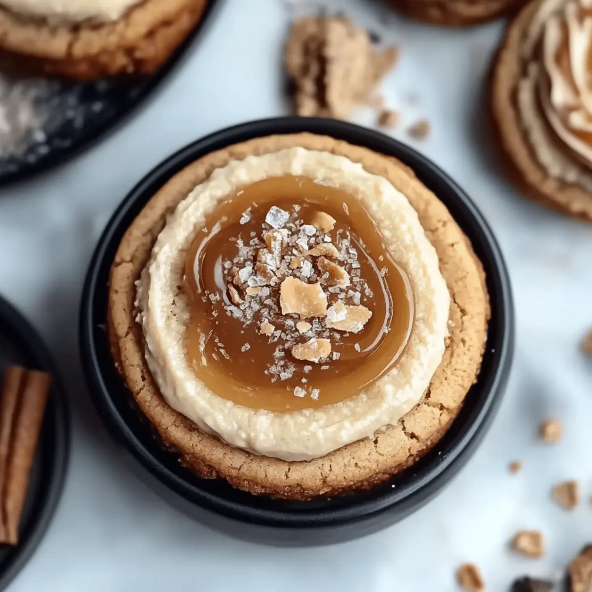 Salted Caramel Cheesecake Cookies
