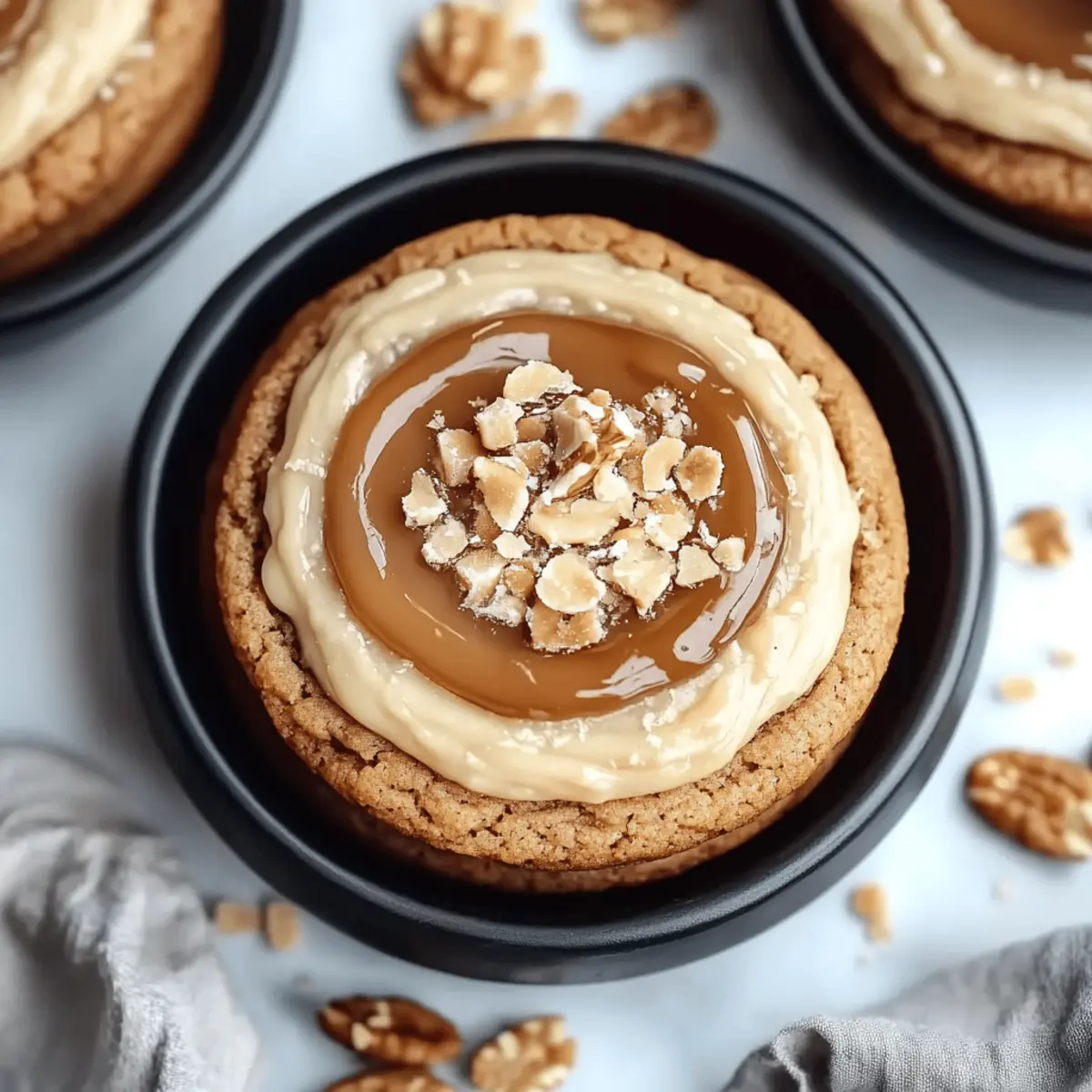 Salted Caramel Cheesecake Cookies