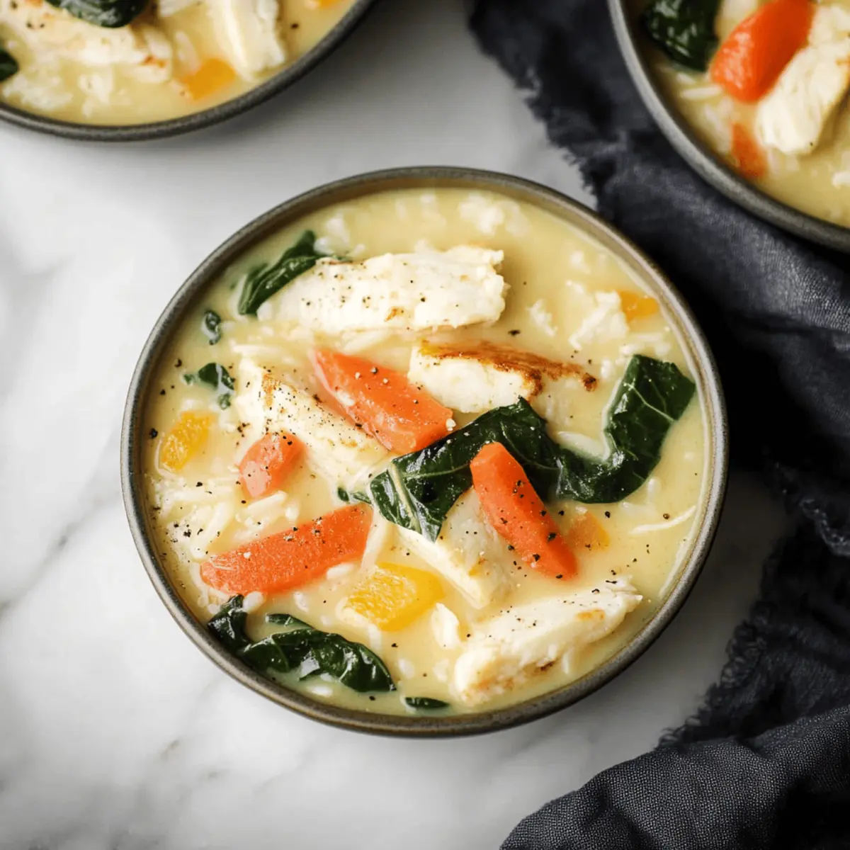 Creamy Turkey Orzo Soup