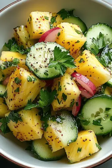 Pineapple Cucumber Salad