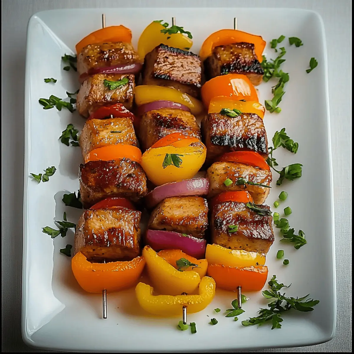 Fajita Steak Kabobs
