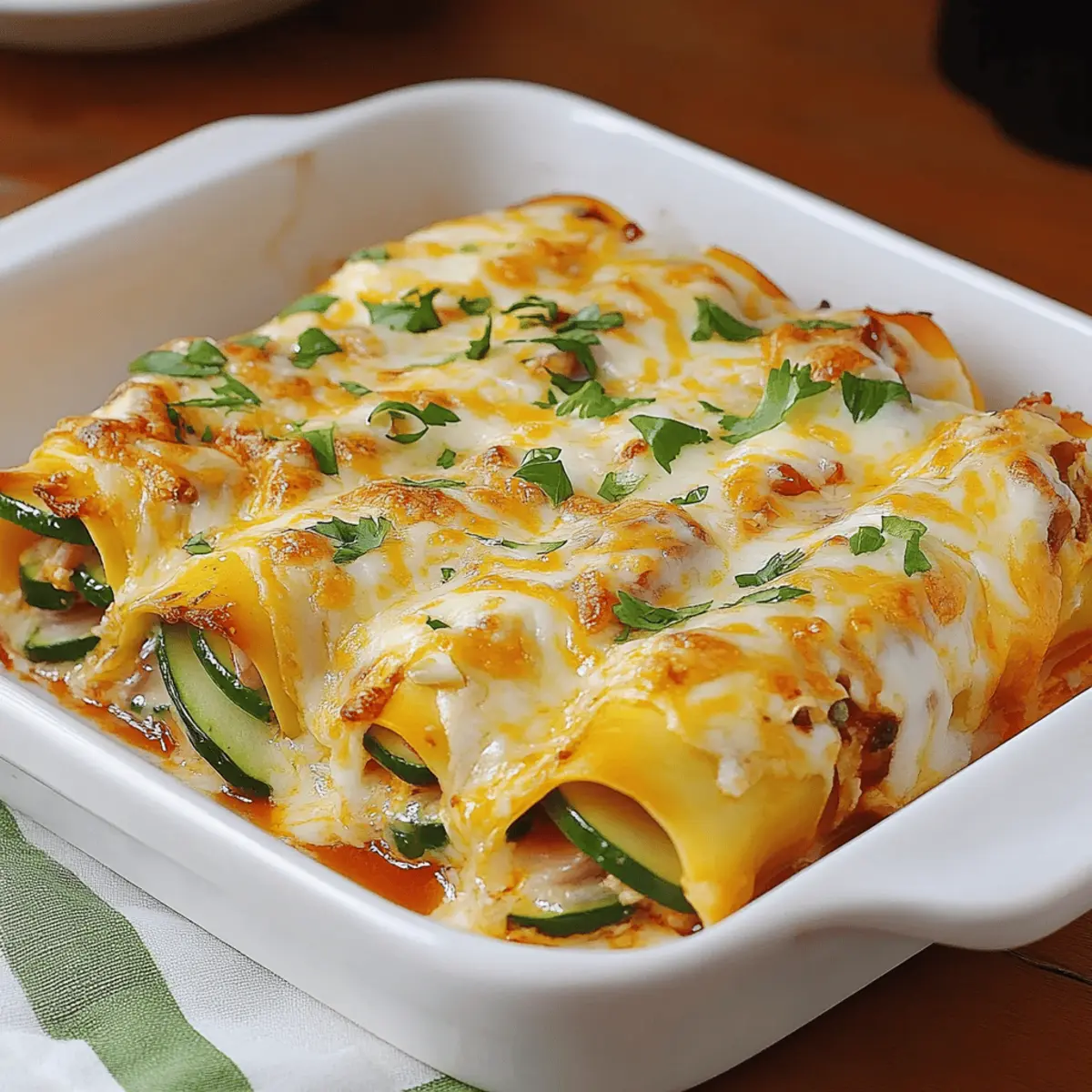 Zucchini Enchiladas