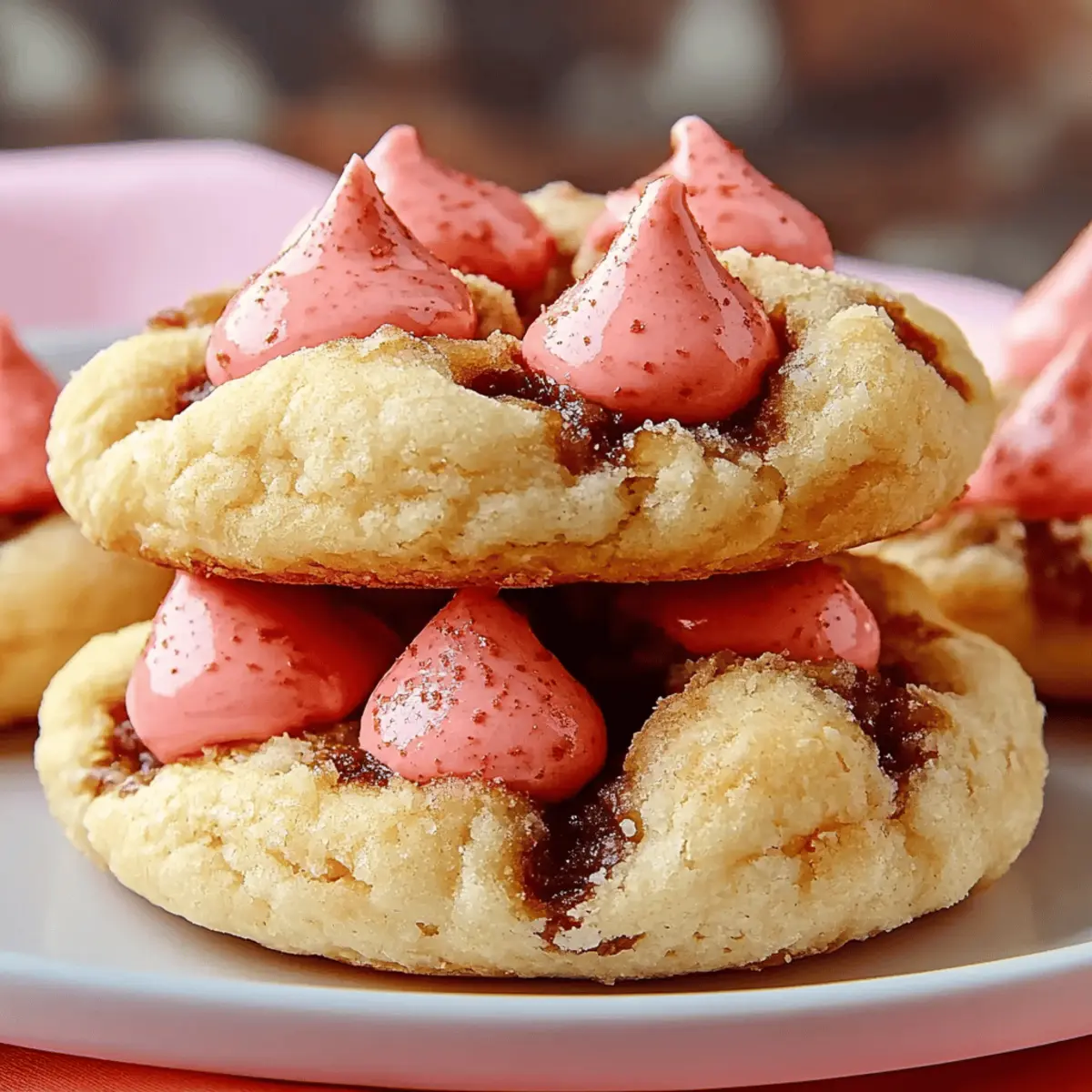 Strawberry Kiss Cookies