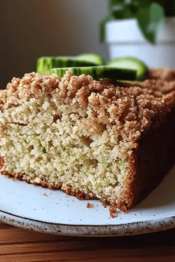 Cinnamon Streusel Topped Zucchini Bread