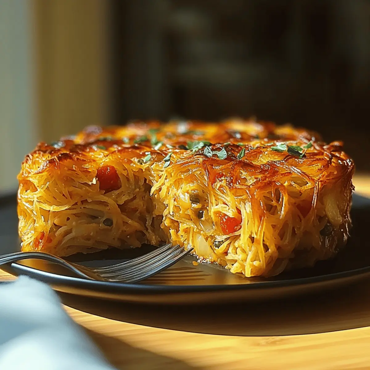 Breakfast Veggie Crinkle Cake