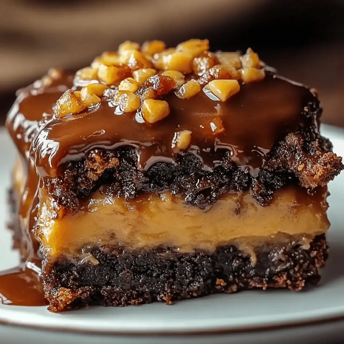 Chocolate Caramel Dump Cake