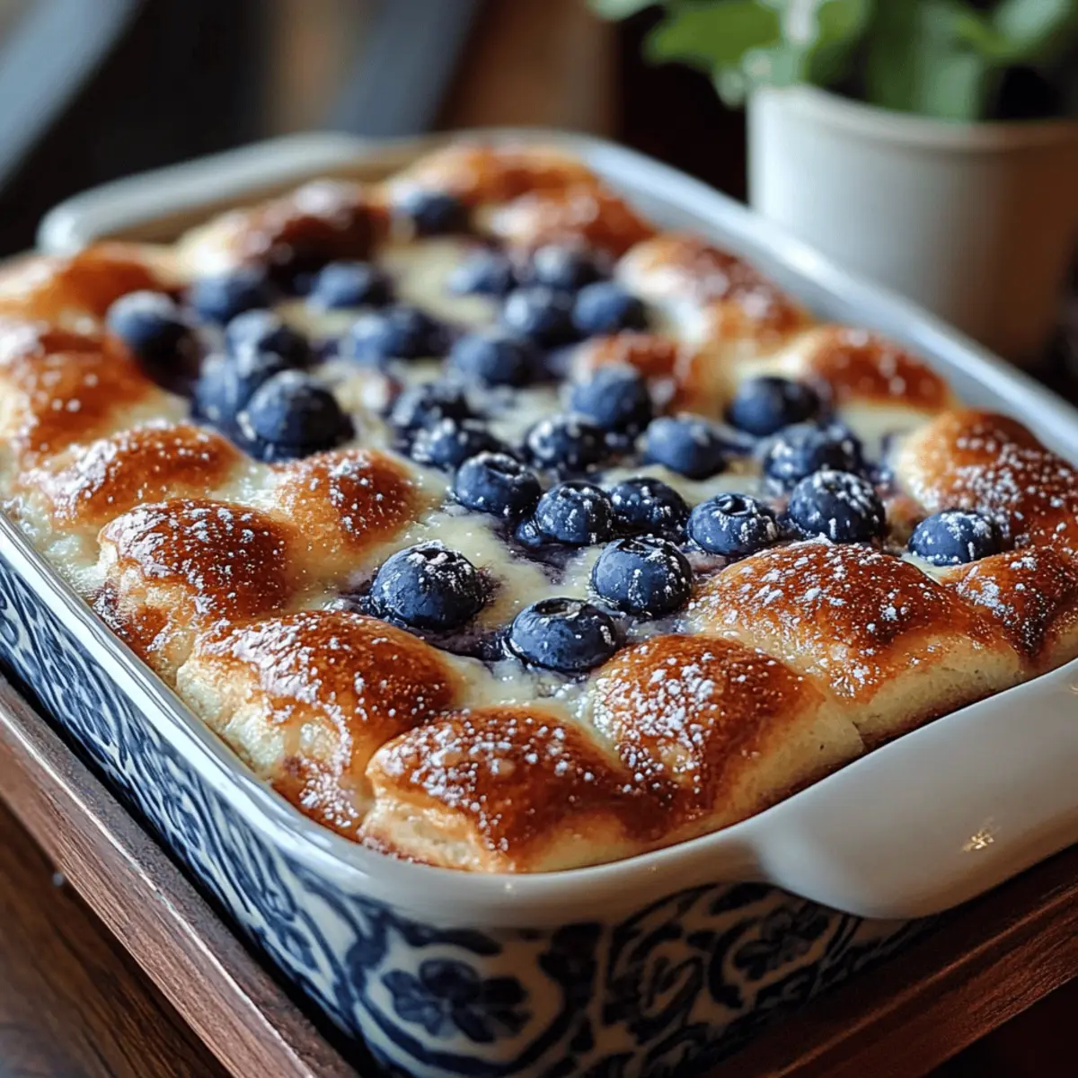 Blueberry Buttermilk Pancake Casserole