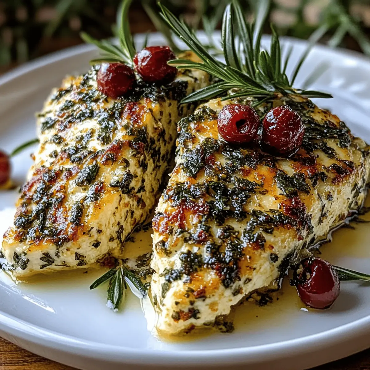 Mediterranean Herb Crusted Grilled Chicken