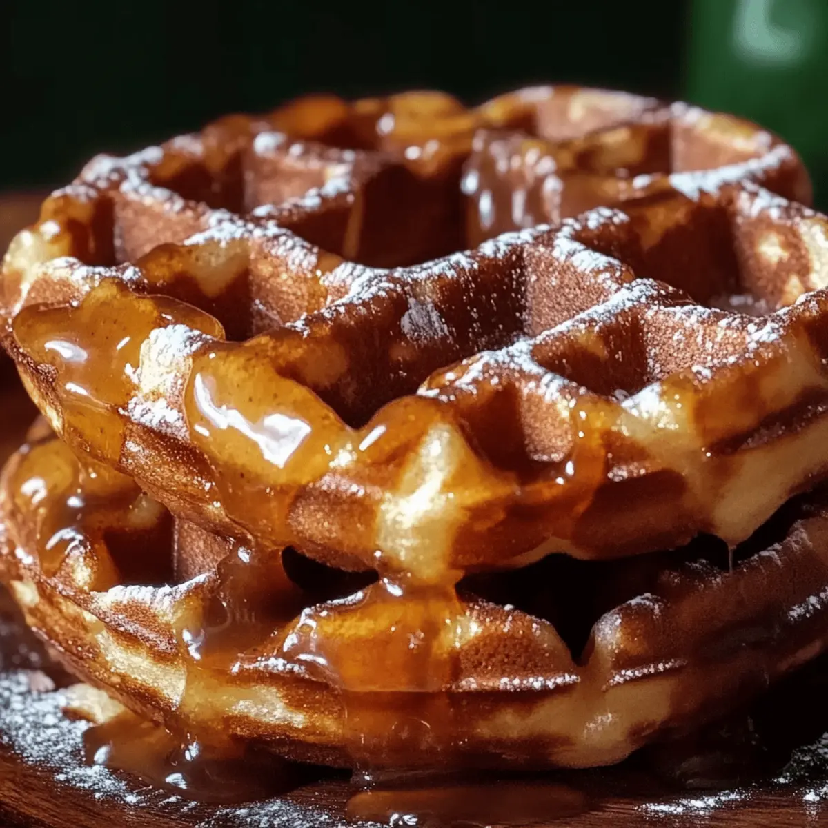 Apple Fritter Waffle Donuts