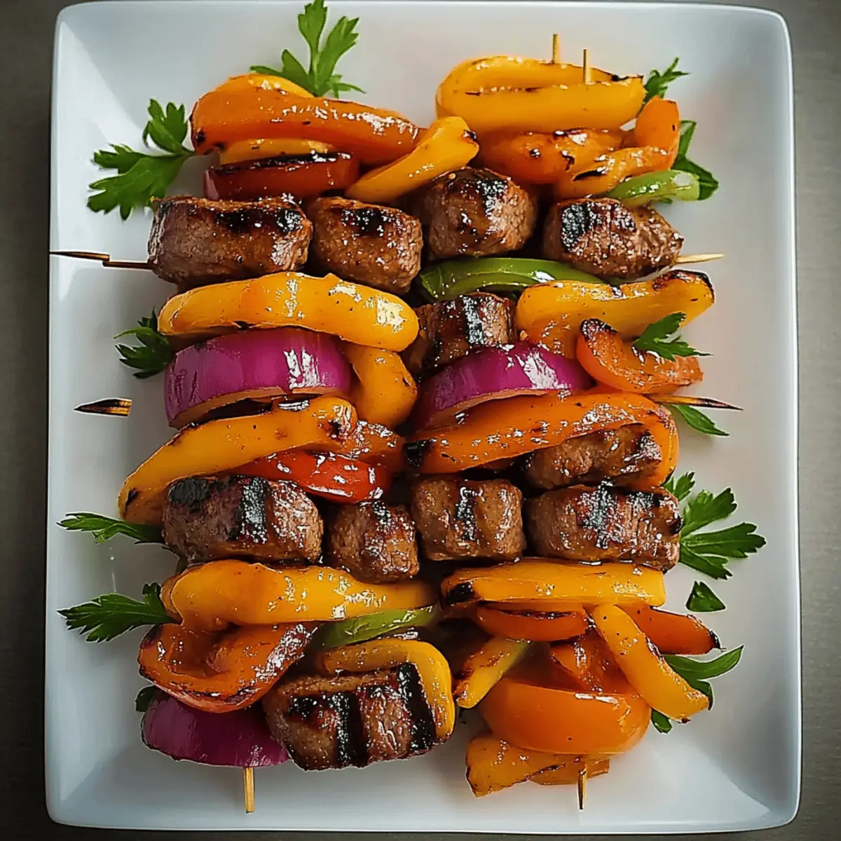 Fajita Steak Kabobs