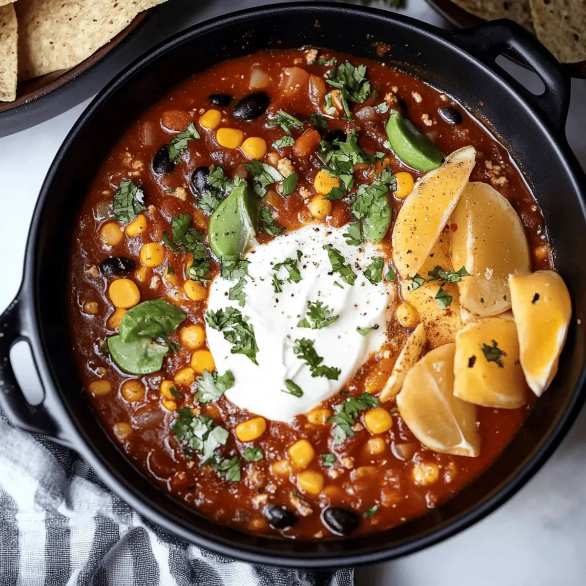 Beef Taco Soup