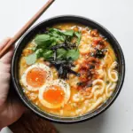 Healthy Miso Ramen with Chicken