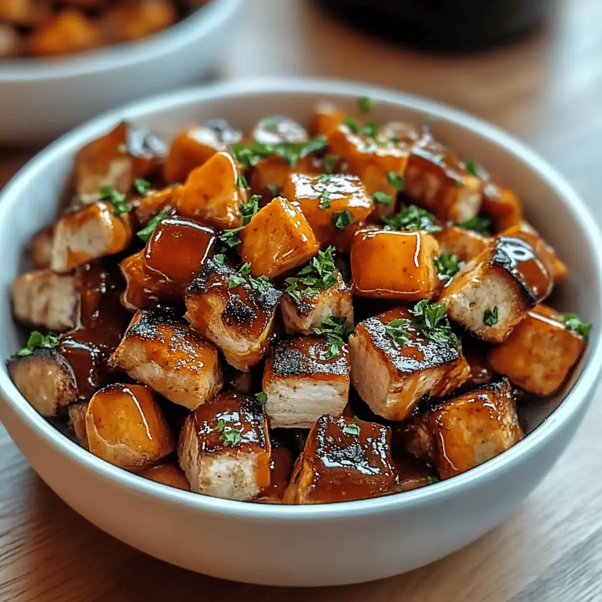 BBQ Chicken Sweet Potato Bowl