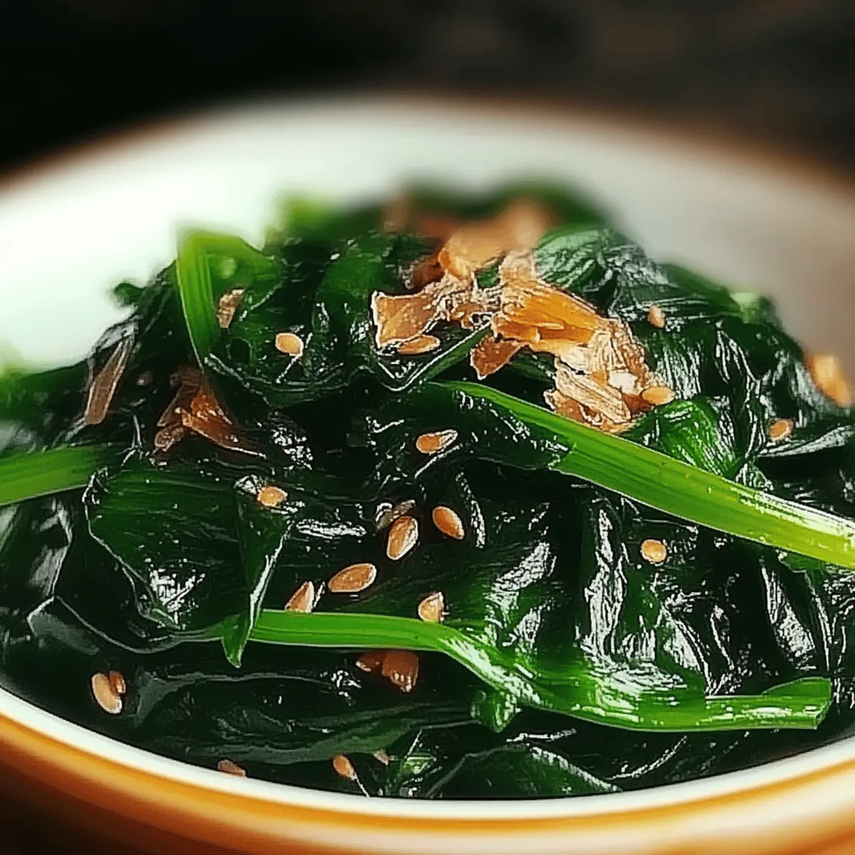 Korean Spinach Salad