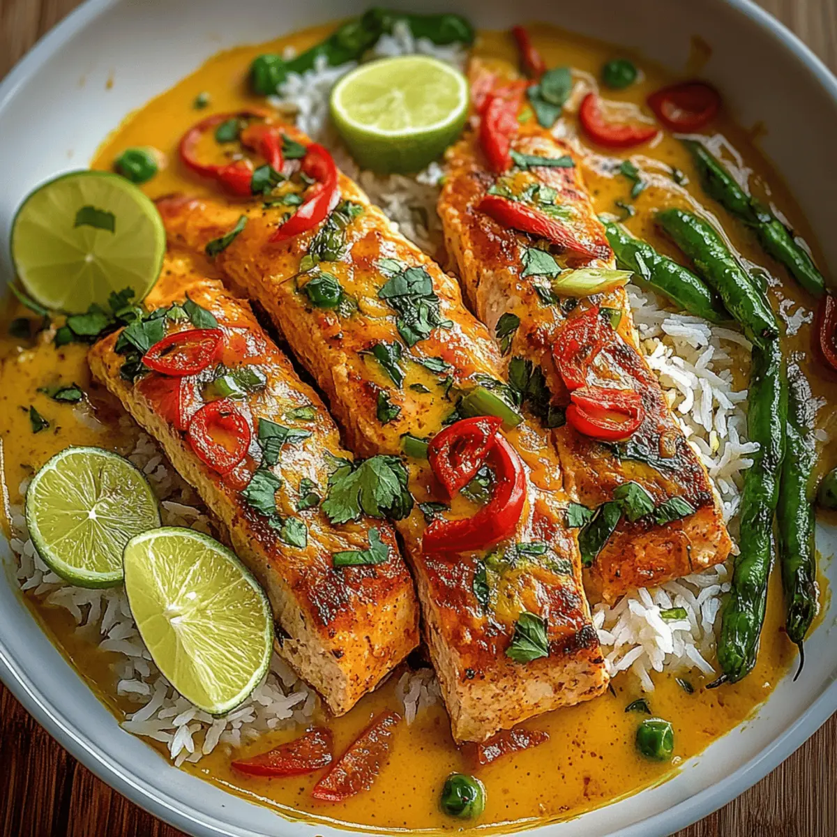 Coconut Curry Salmon