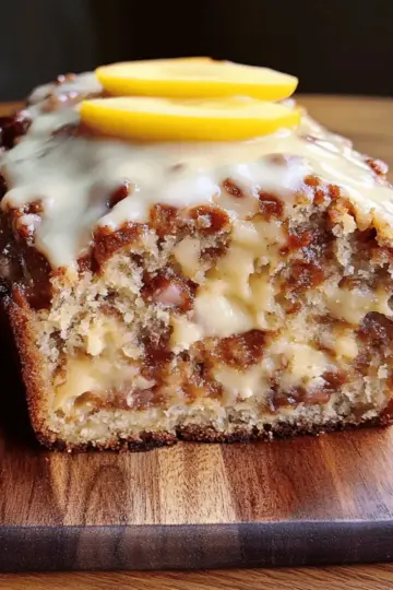 Cinnamon Roll Banana Bread
