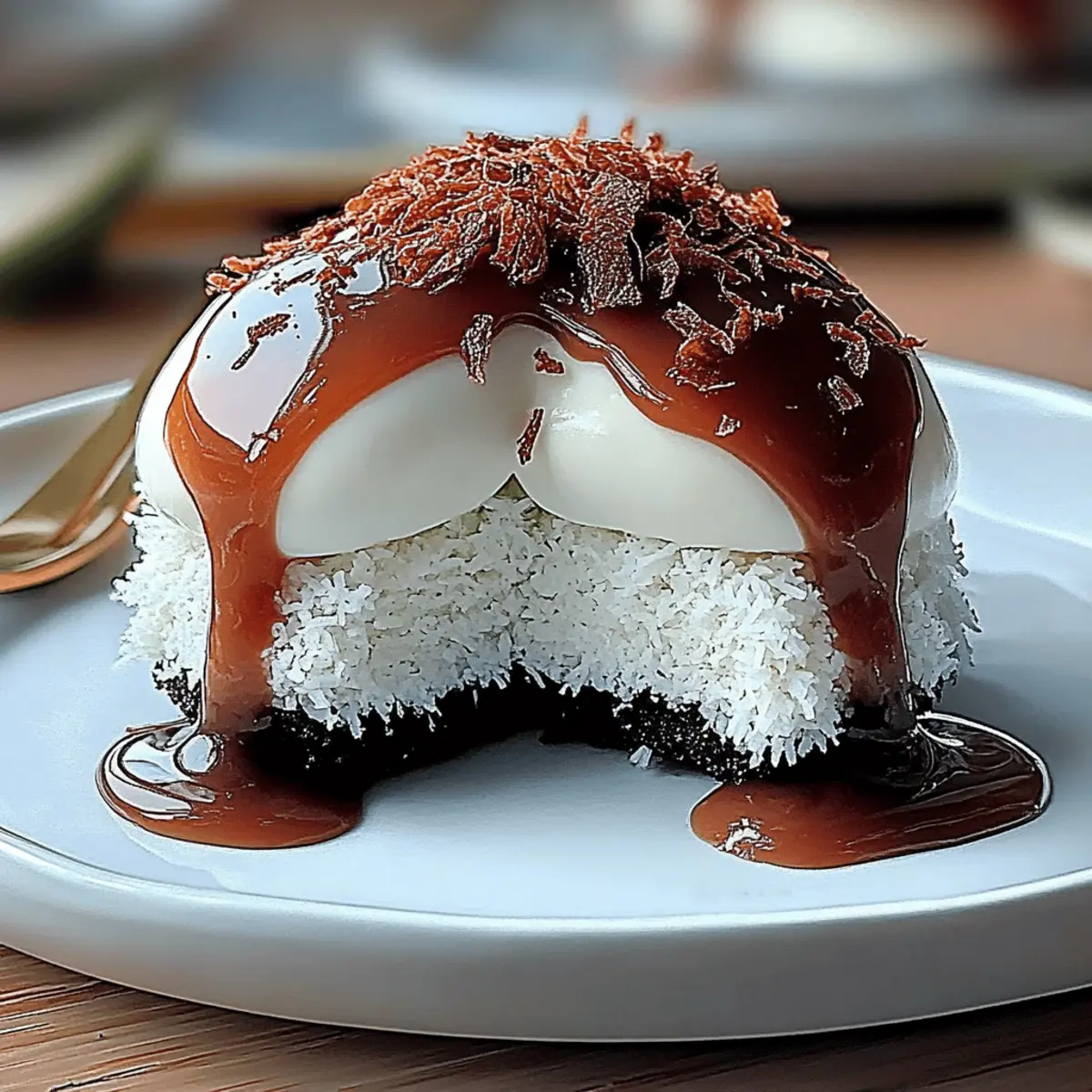Coconut Chocolate Dome