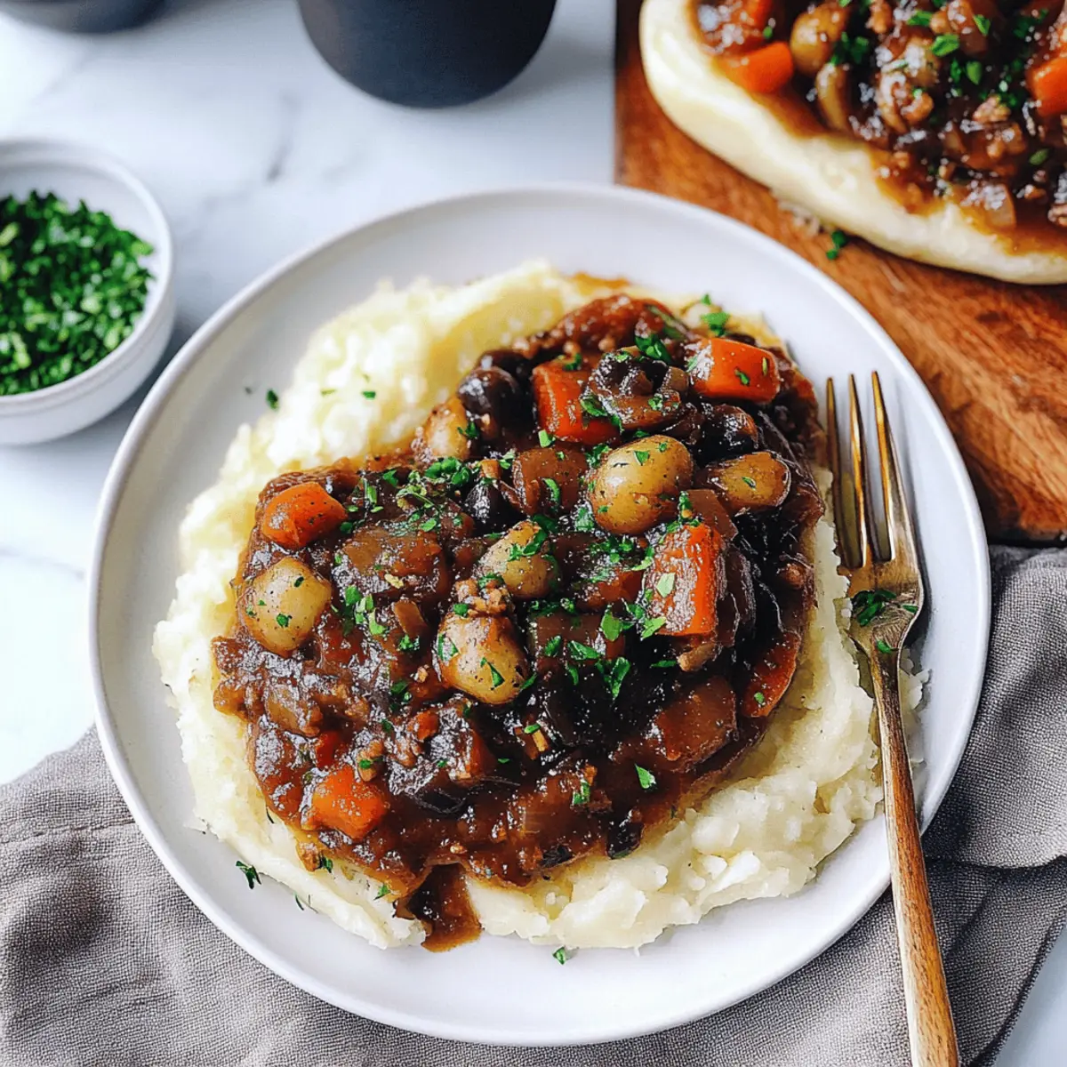 Vegan Mushroom Bourguignon