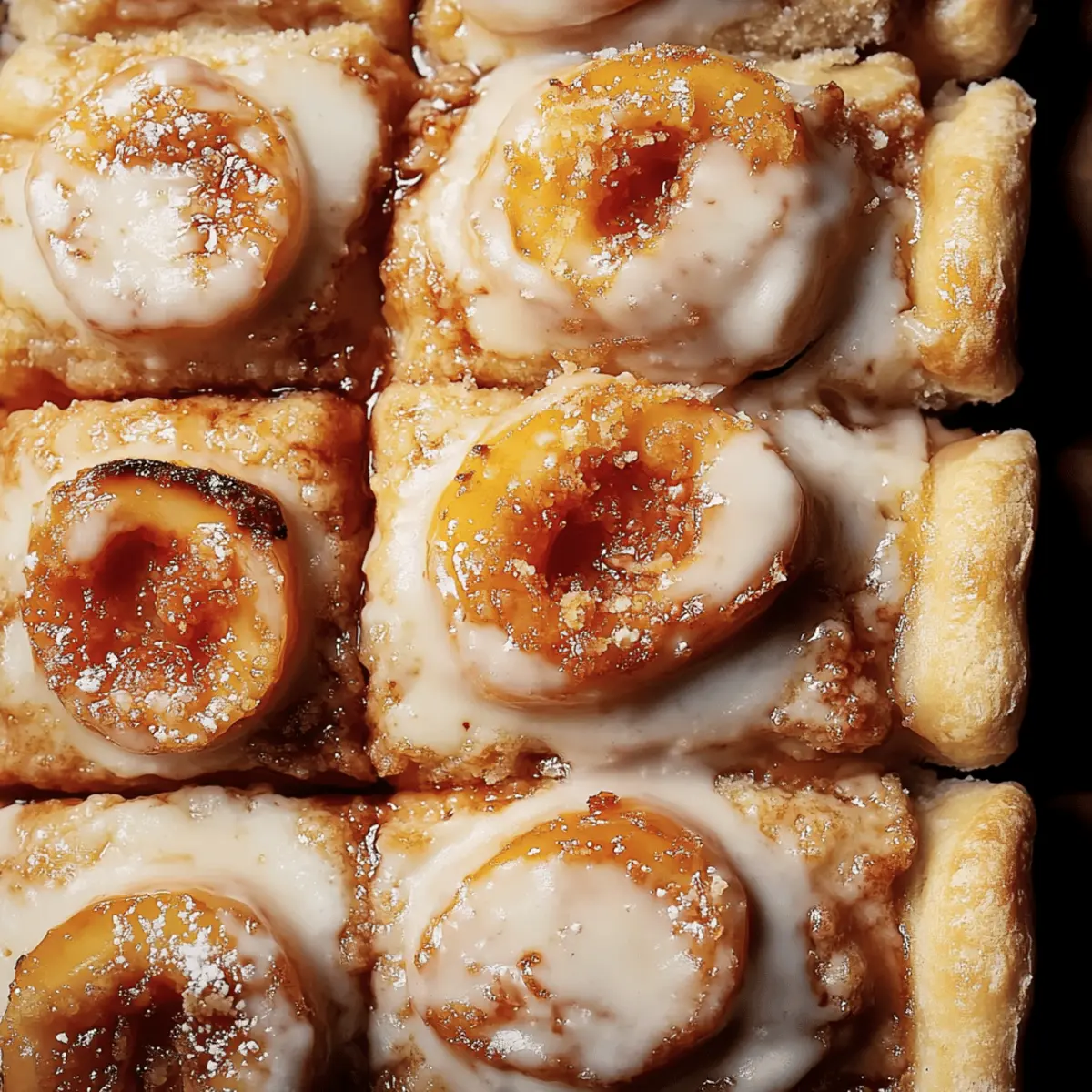 Peach Cobbler Cinnamon Rolls