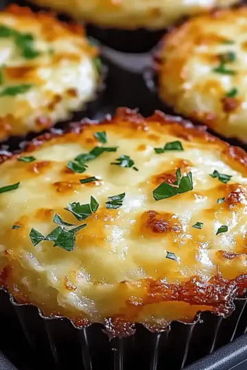 Cheesy Mashed Potato Muffins