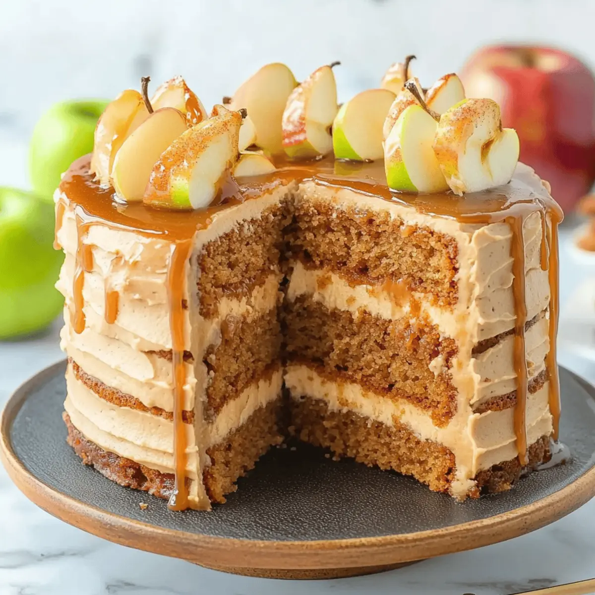 Caramel Apple Spice Cake