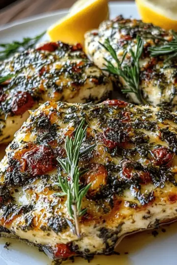 Mediterranean Herb Crusted Grilled Chicken