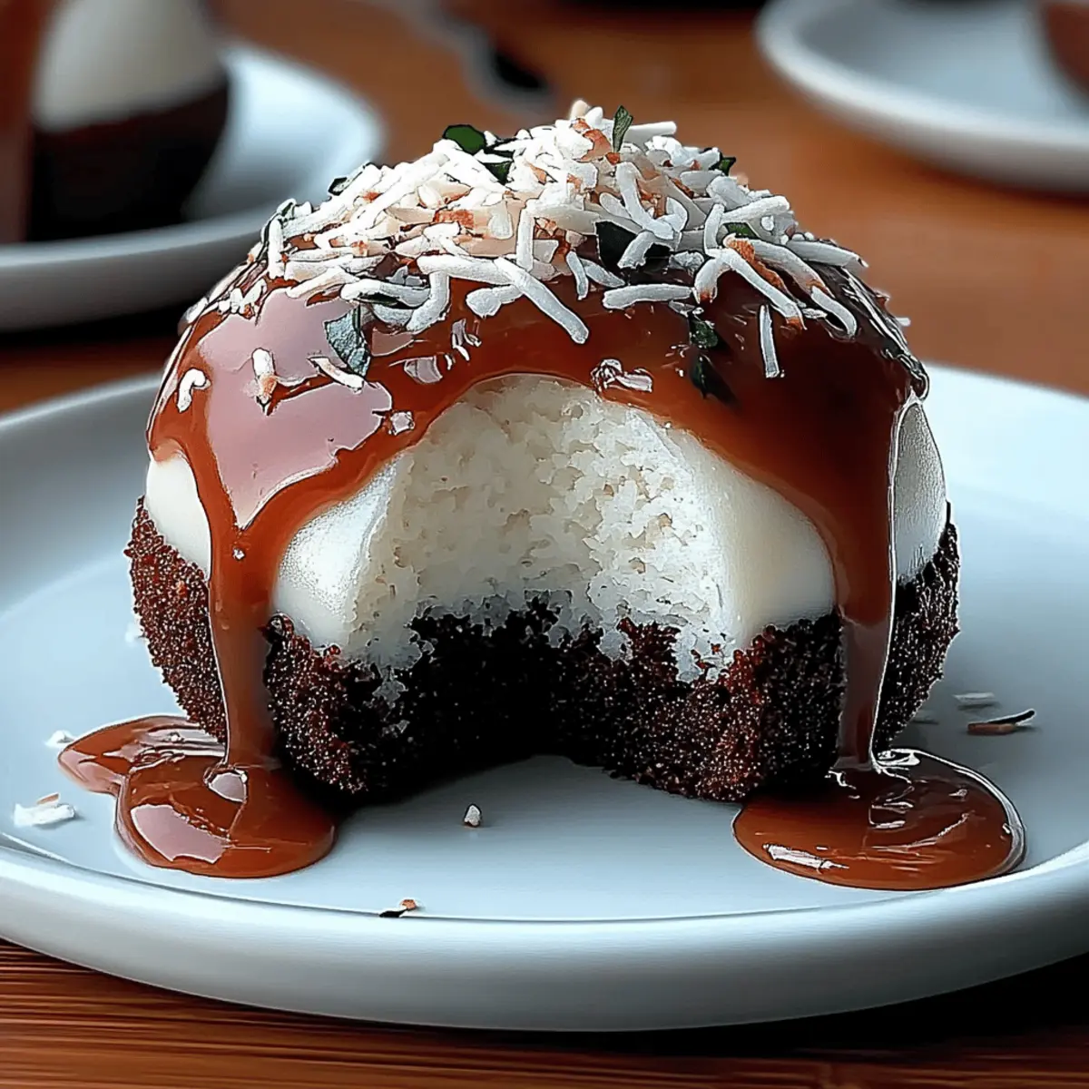 Coconut Chocolate Dome