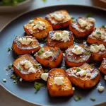 Honey Feta Sweet Potato Rounds