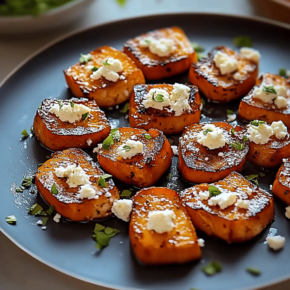 Honey Feta Sweet Potato Rounds