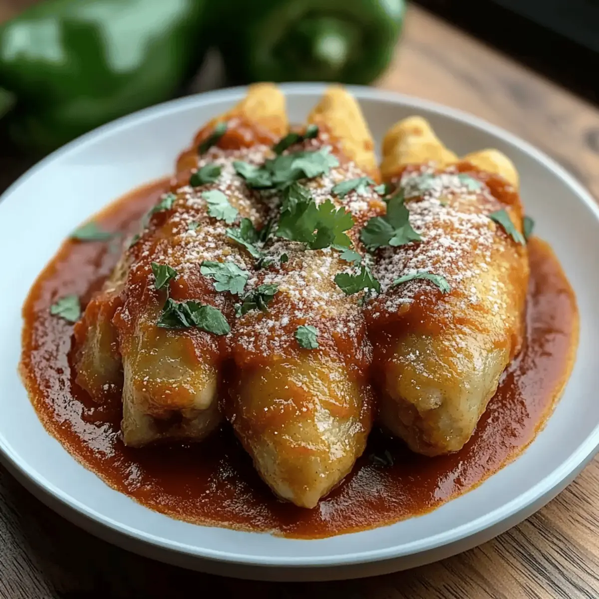 Cheesy Hatch Chile Rellenos