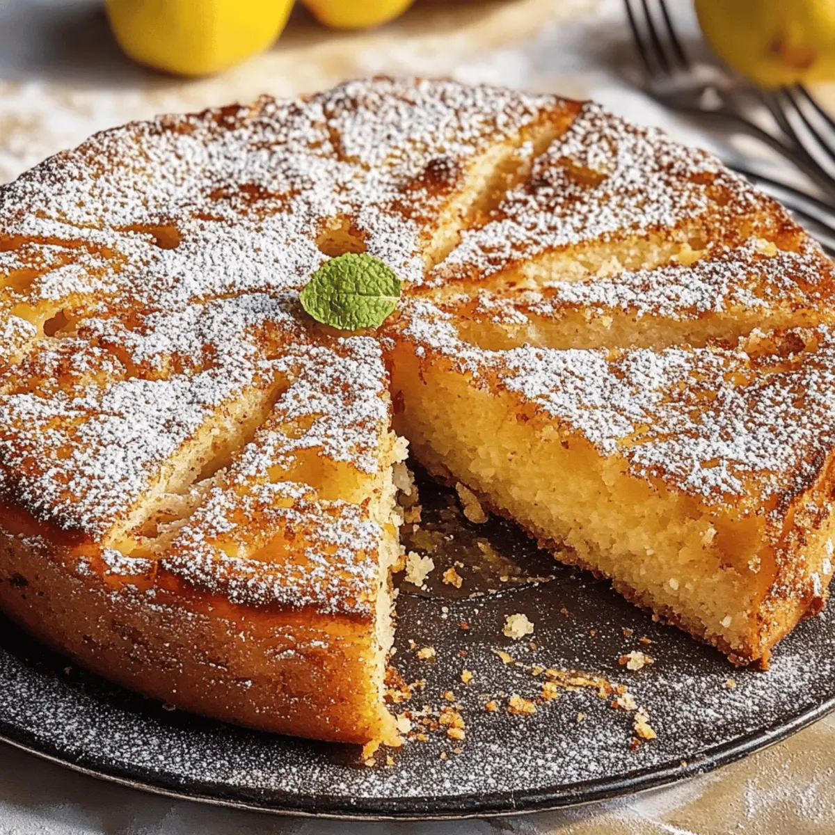 Pear and Almond Cake