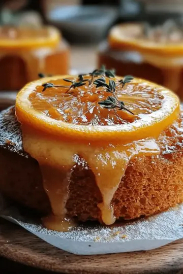 Orange Ginger Honey Cake