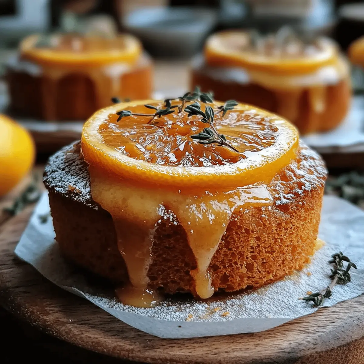 Orange Ginger Honey Cake