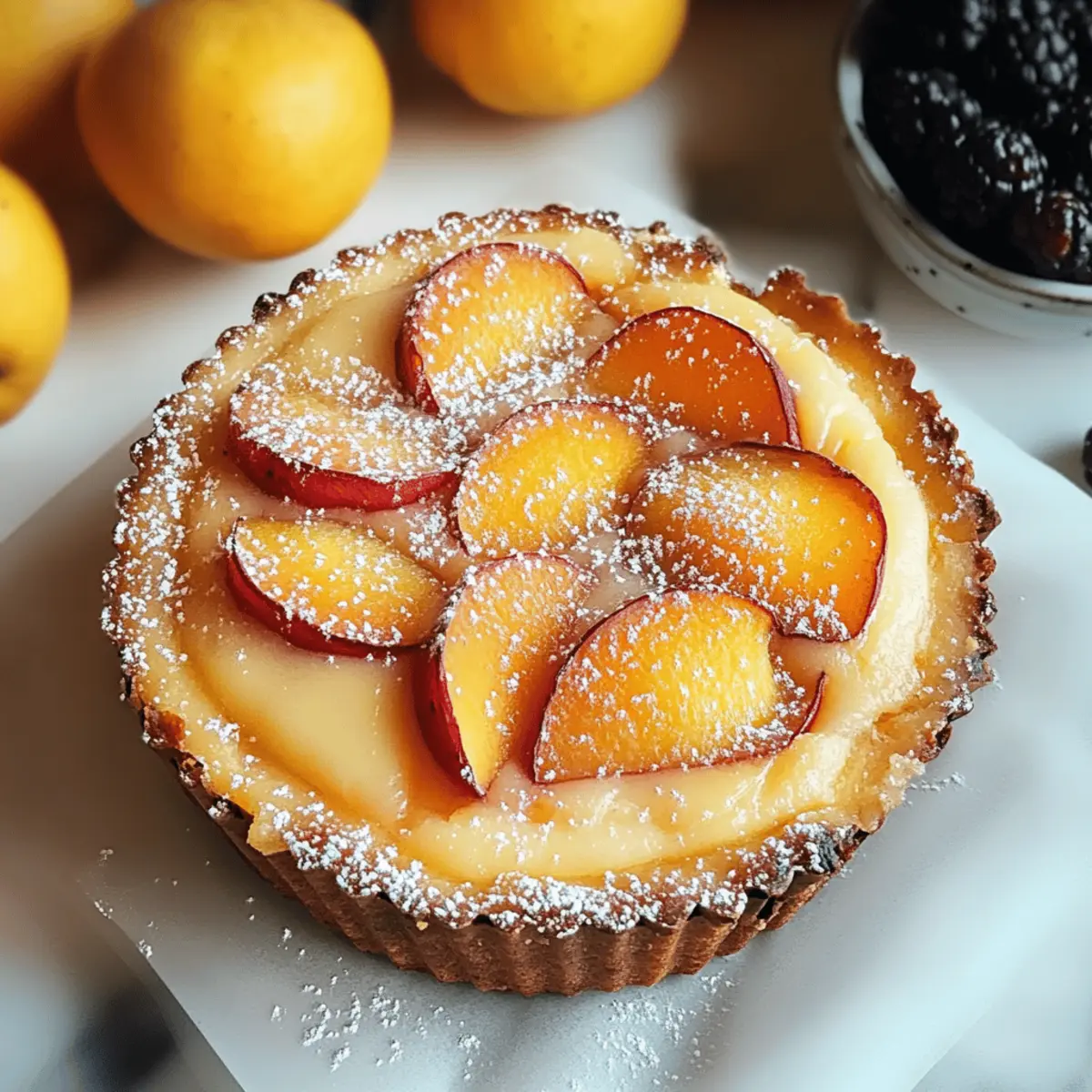Fresh Peach Cake
