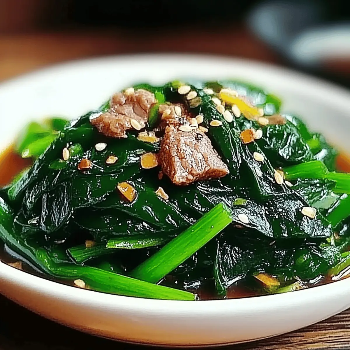 Korean Spinach Salad
