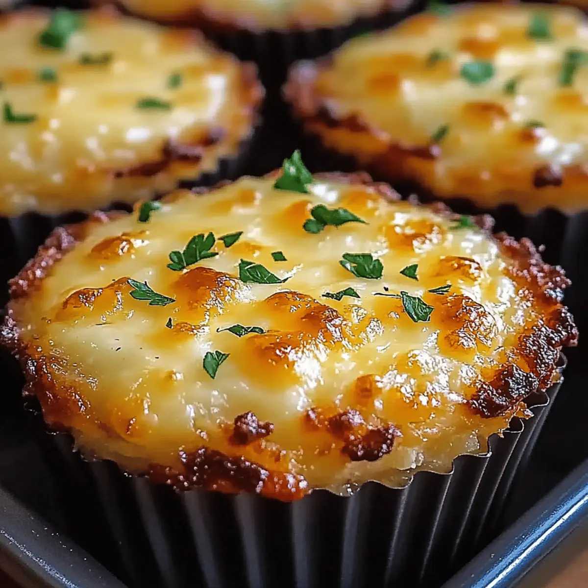 Cheesy Mashed Potato Muffins