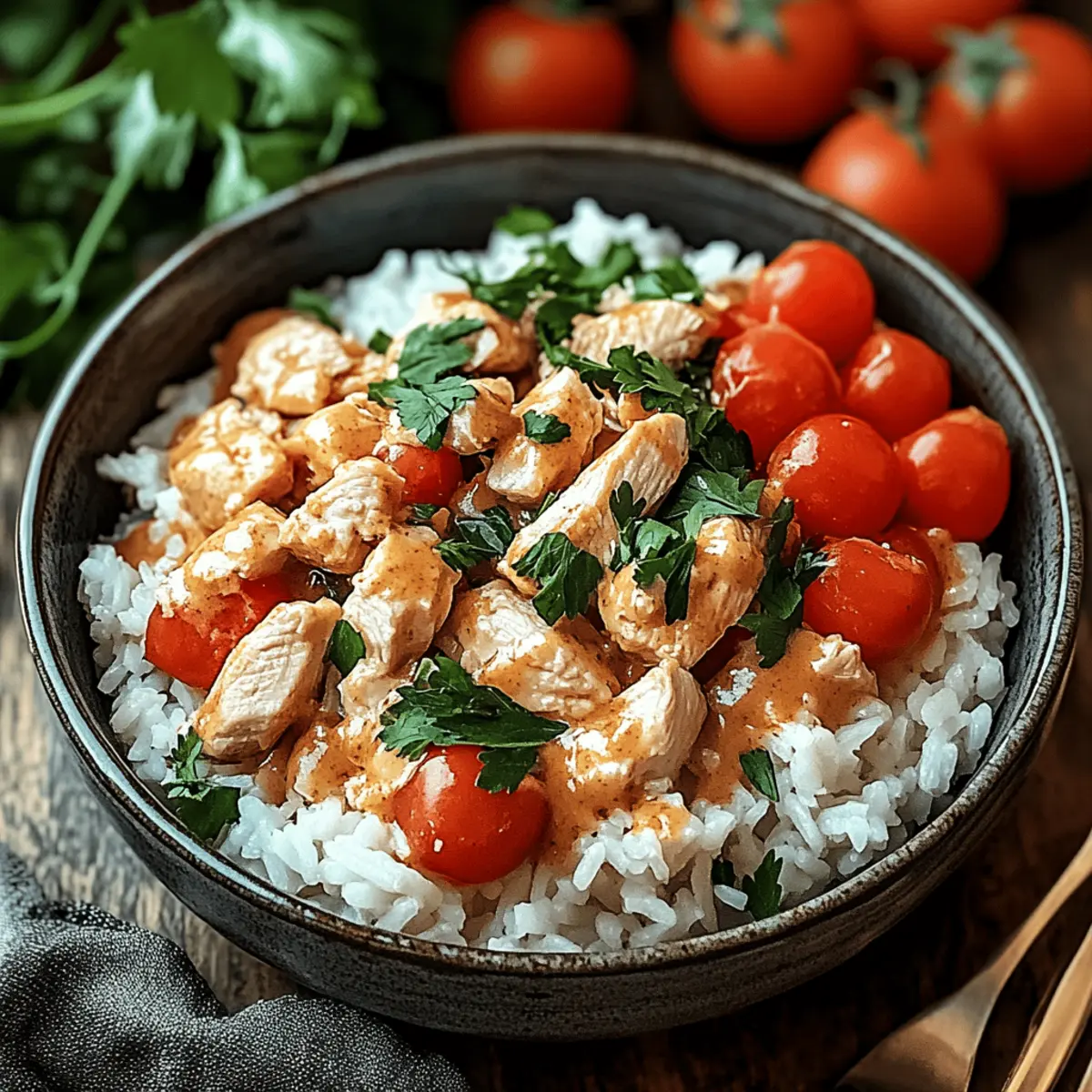 Coconut Chicken Rice Bowl