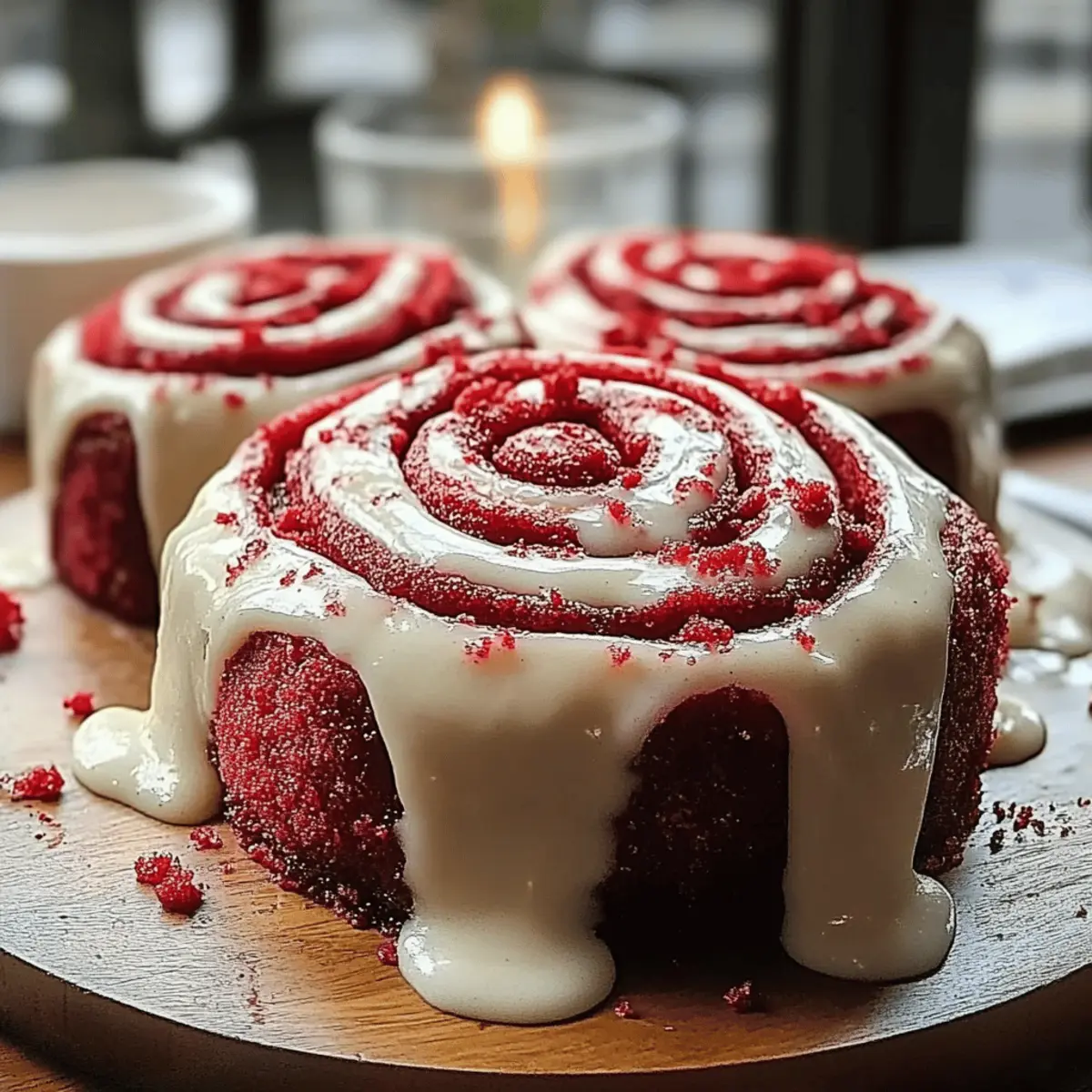 Red Velvet Cinnamon Rolls