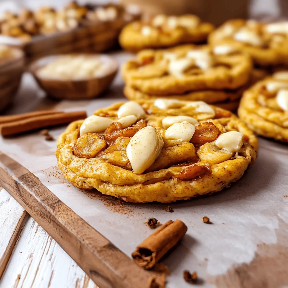 Pumpkin White Chocolate Chip Cookies