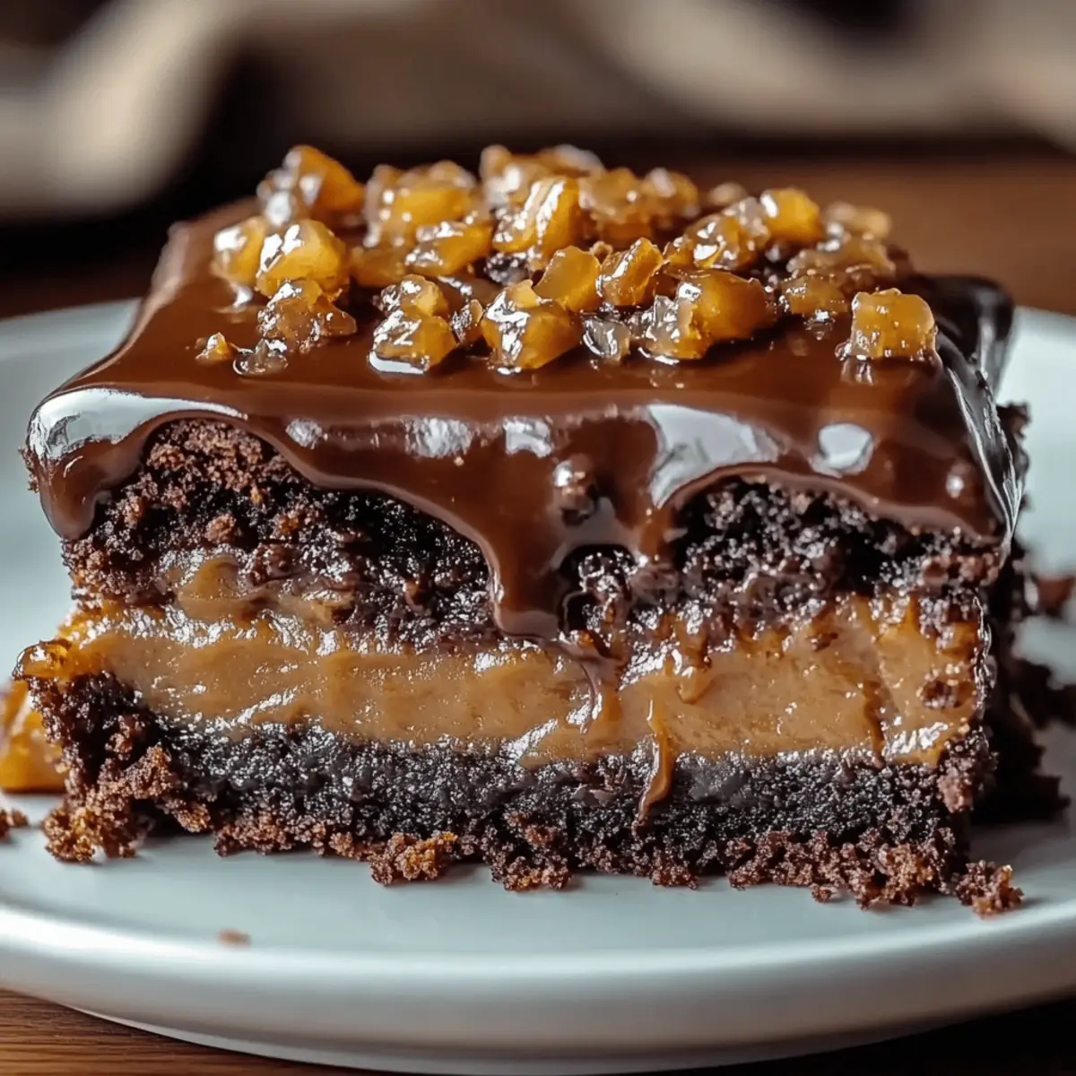 Chocolate Caramel Dump Cake