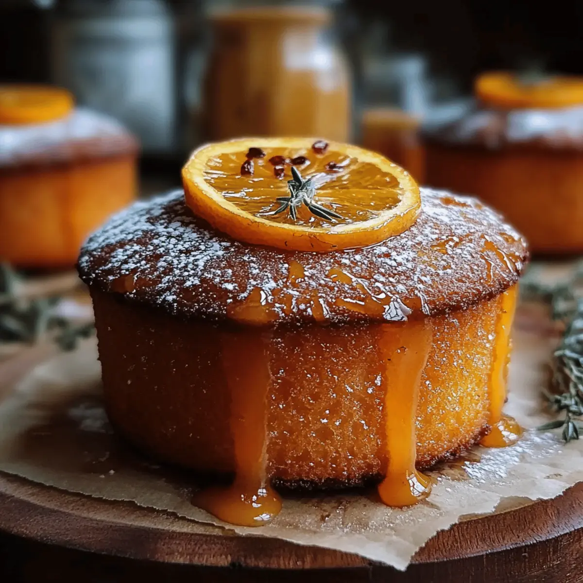 Orange Ginger Honey Cake